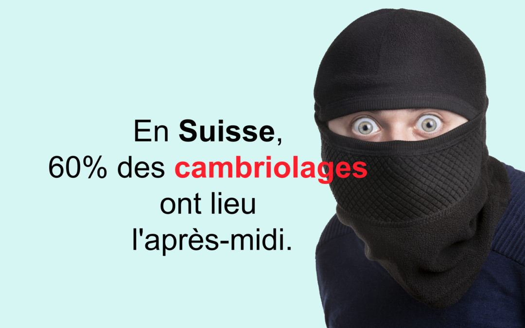 Effractions en suisse, quelques chiffres et constats